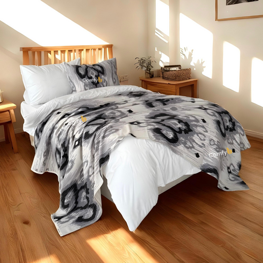 COMFYB 100% COTTON PRINTED PIKE BLANKET SPADES