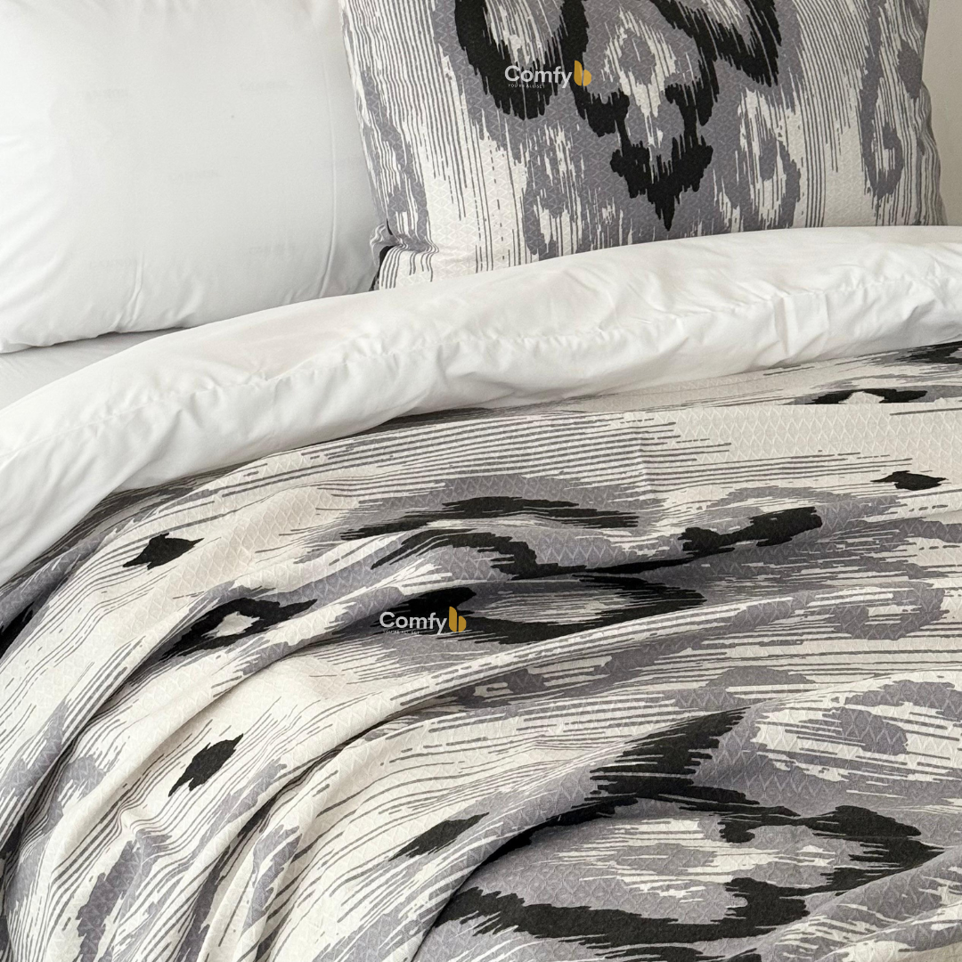 COMFYB 100% COTTON PRINTED PIKE BLANKET SPADES
