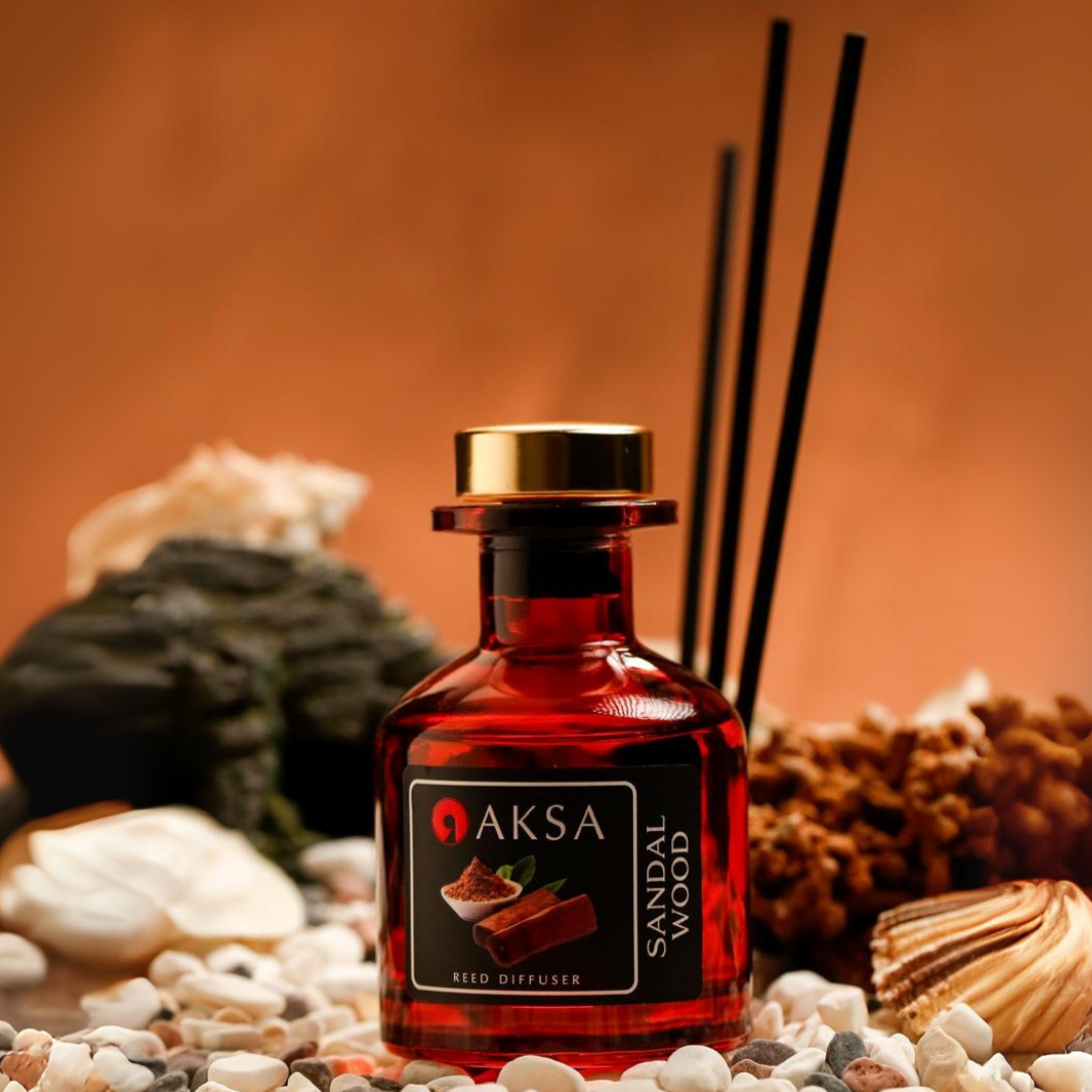 AKSA REED DIFFUSER 120ML SANDAL WOOD