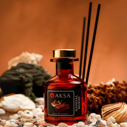 AKSA REED DIFFUSER 120ML SANDAL WOOD