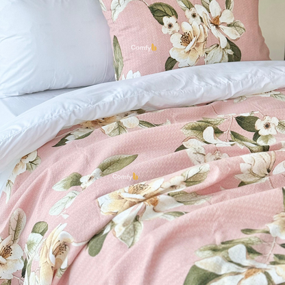 COMFYB 100% COTTON PRINTED PIKE BLANKET FLOWERS