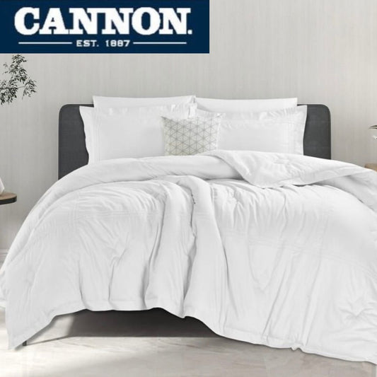 CANNON 100% COTTON KING COMFORTER SET 7-PIECE