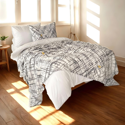 COMFYB 100% COTTON PRINTED PIKE BLANKET LINES