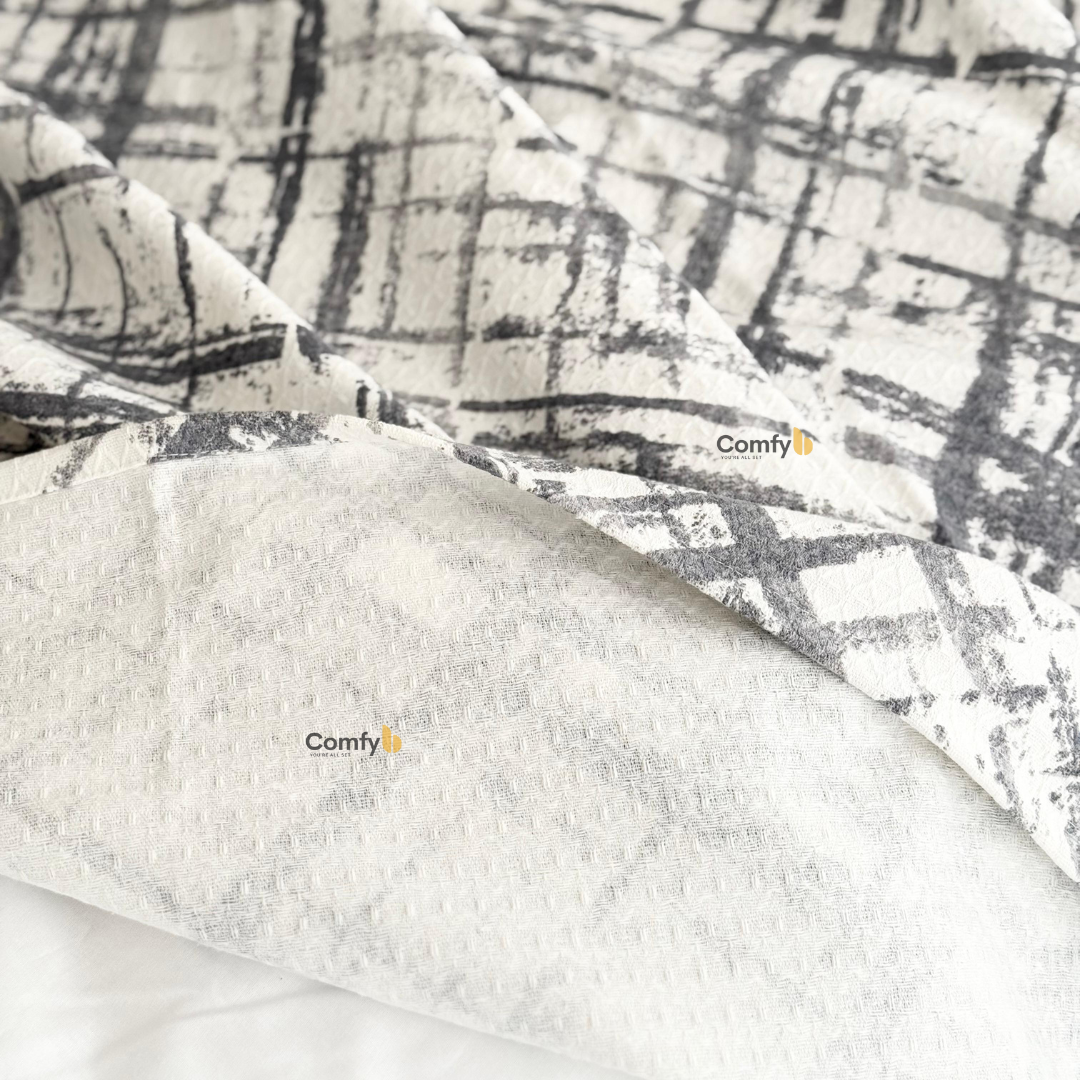 COMFYB 100% COTTON PRINTED PIKE BLANKET LINES