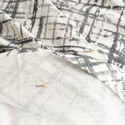 COMFYB 100% COTTON PRINTED PIKE BLANKET LINES