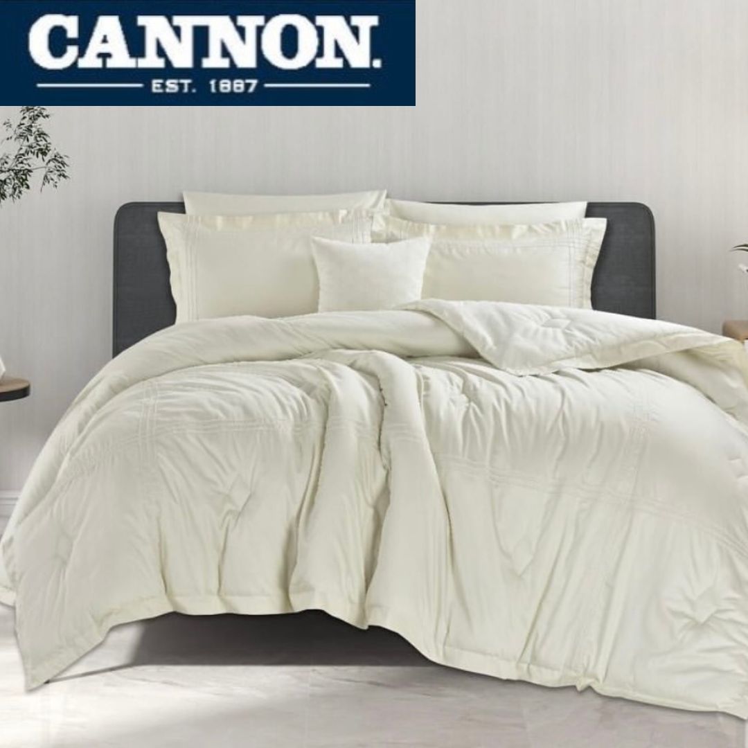 CANNON 100% COTTON KING COMFORTER SET 7-PIECE