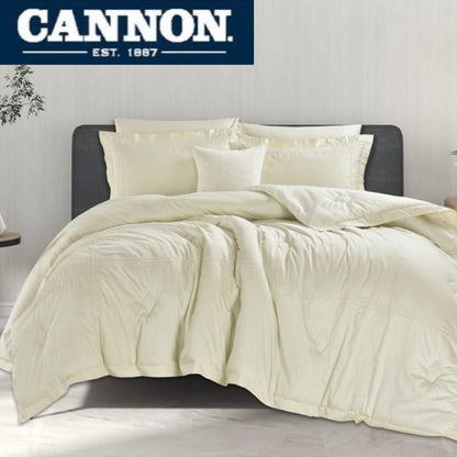 CANNON 100% COTTON KING COMFORTER SET 7-PIECE