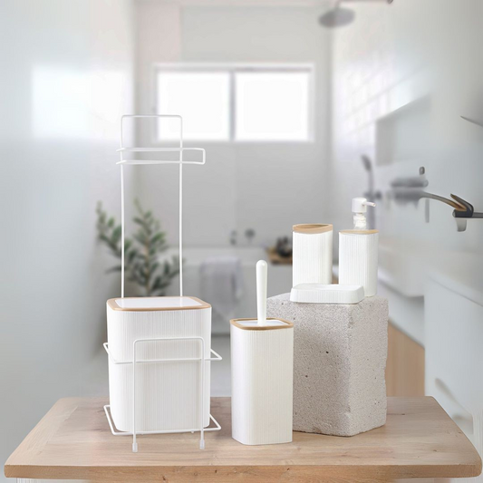 OKY MINA SQUARE WC STAND SET 7 PIECES