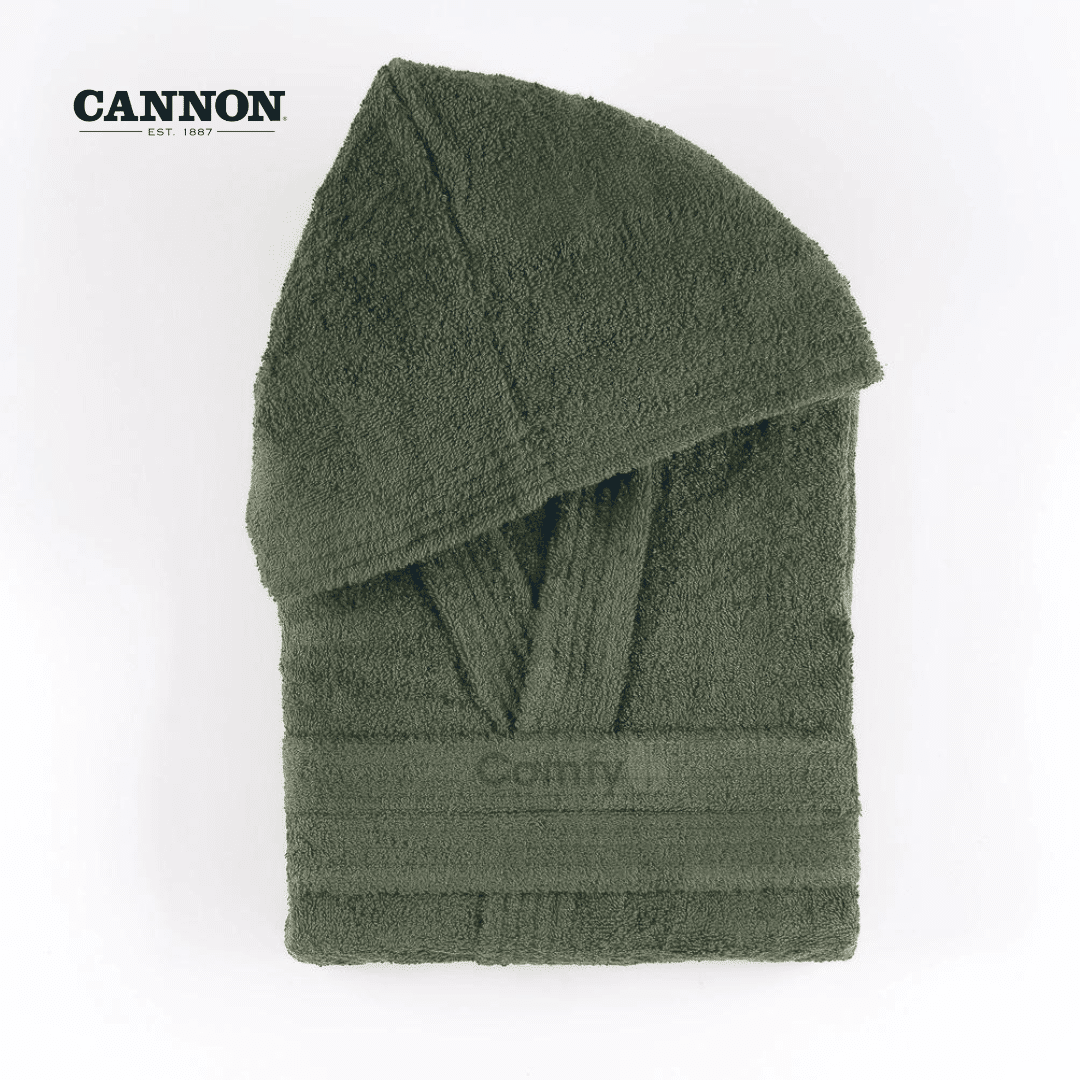 CANNON SINGLE BATHROBE 100% COTTON