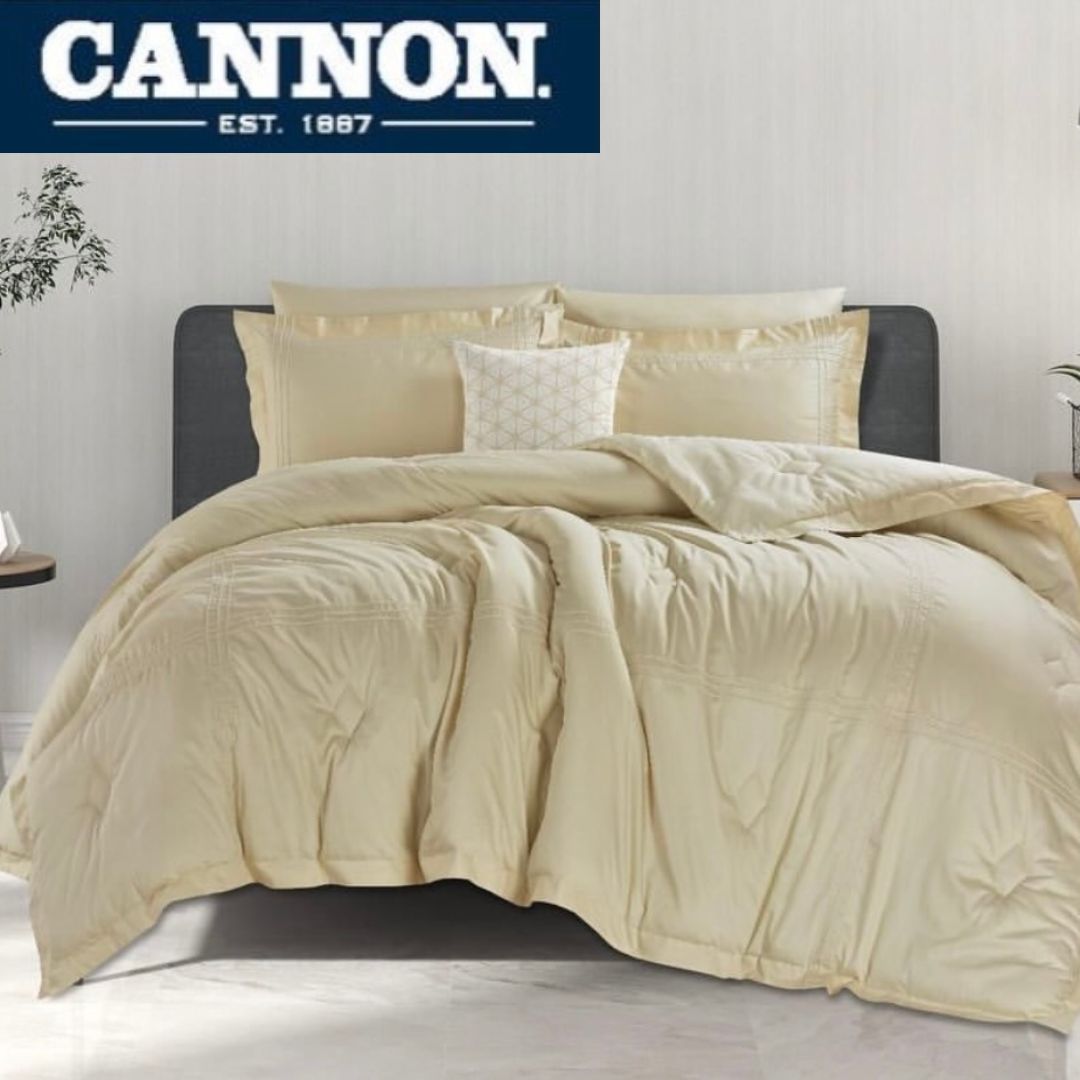 CANNON 100% COTTON KING COMFORTER SET 7-PIECE