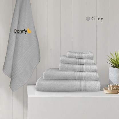 COMFYB SFERRA 100% COTTON PLAIN TOWEL NEUTRAL