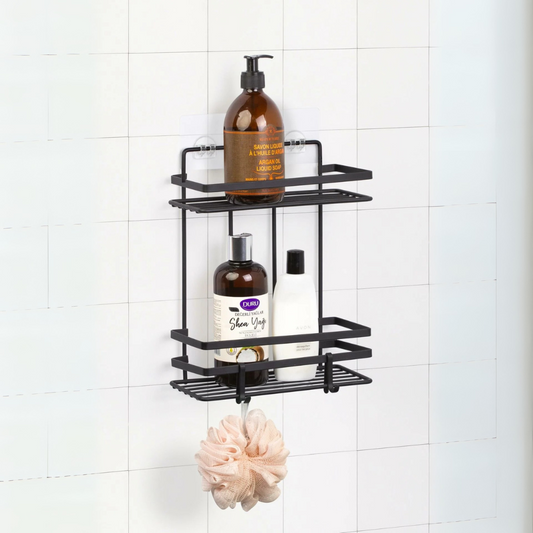 MLS RECTANGULAR BATH SHAMPOO HOLDER DOUBLE