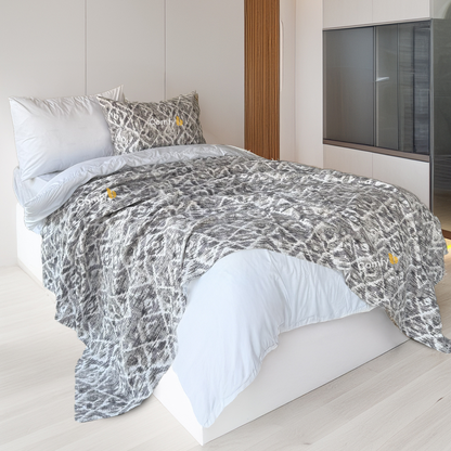 COMFYB 100% COTTON PRINTED PIKE BLANKET DIAMOND