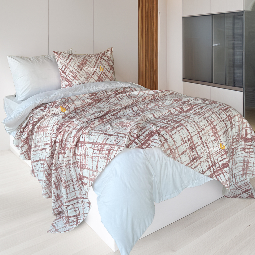 COMFYB 100% COTTON PRINTED PIKE BLANKET LINES