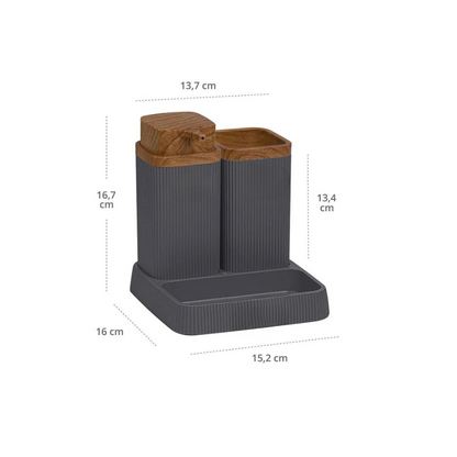 OKY STELLA WOOD SINK SET