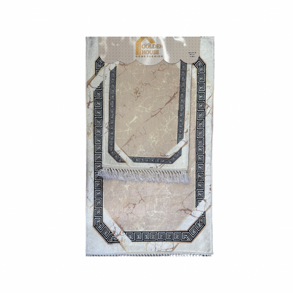 GH PRINTED BATHMAT SET 2-PIECES G4