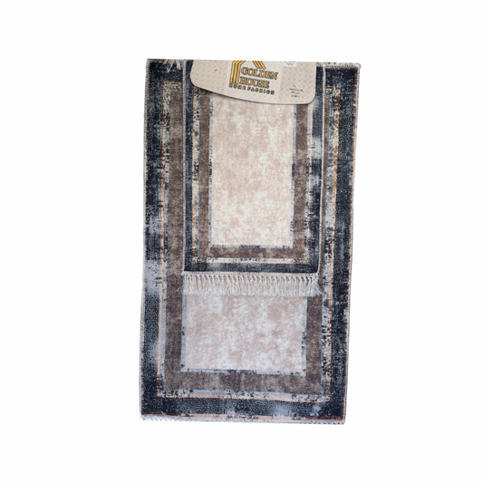 GH PRINTED BATHMAT SET 2-PIECES G7