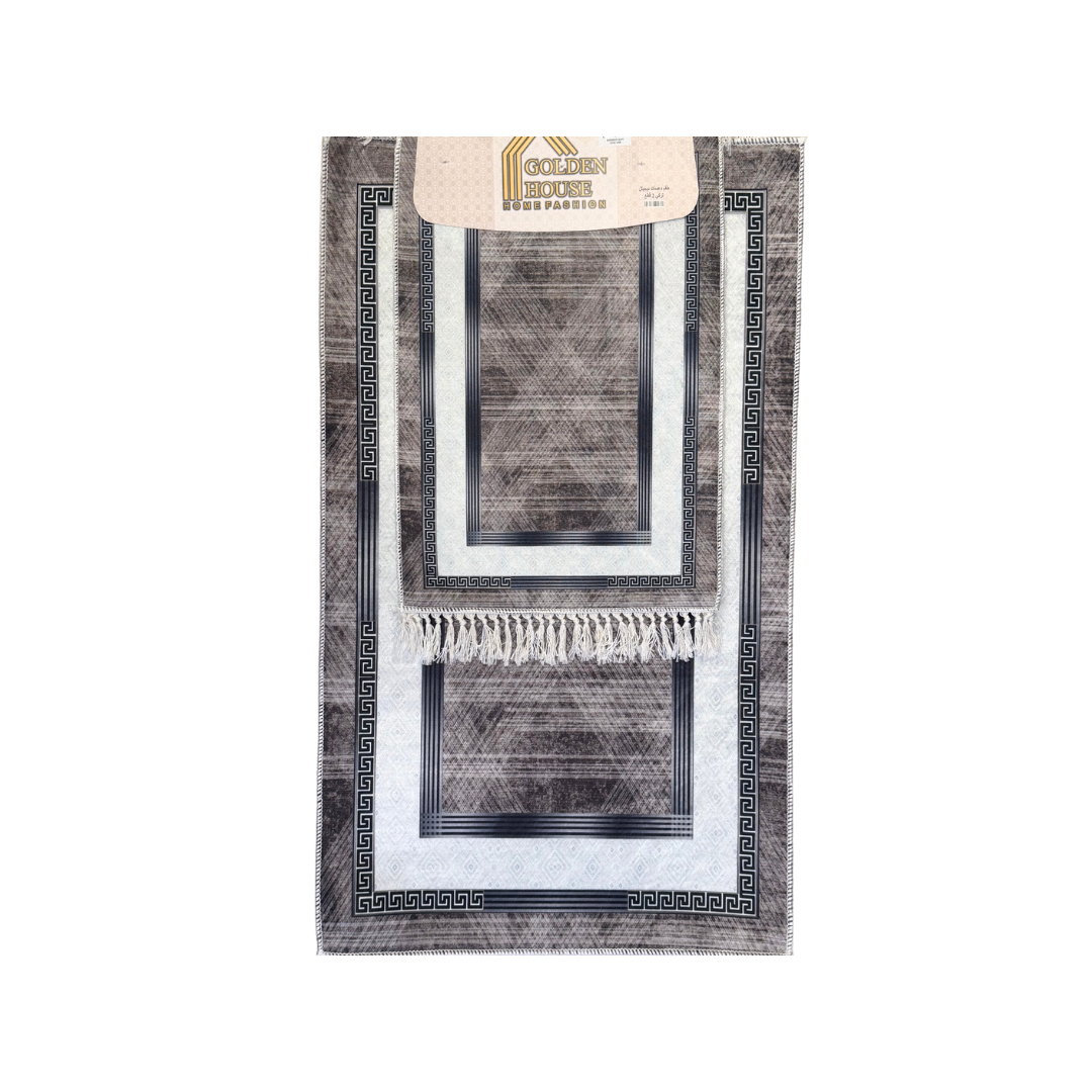 GH PRINTED BATHMAT SET 2-PIECES G8