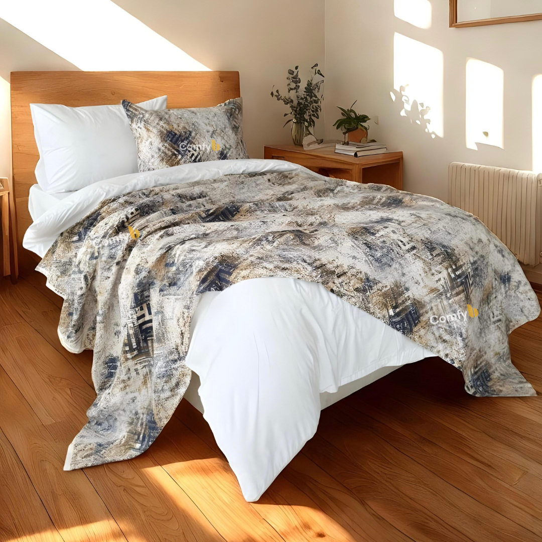 COMFYB 100% COTTON PRINTED PIKE BLANKET FENDS