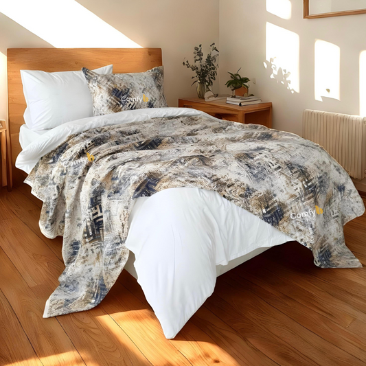 COMFYB 100% COTTON PRINTED PIKE BLANKET FENDS