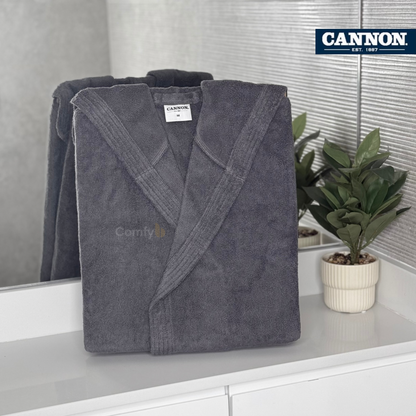 CANNON SINGLE BATHROBE 100% COTTON