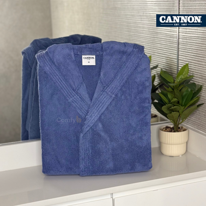 CANNON SINGLE BATHROBE 100% COTTON