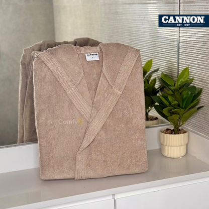 CANNON SINGLE BATHROBE 100% COTTON