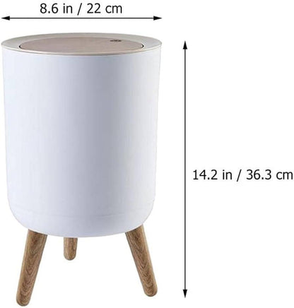KEPO TRASH CAN WITH LID & 3 FEET ROUND