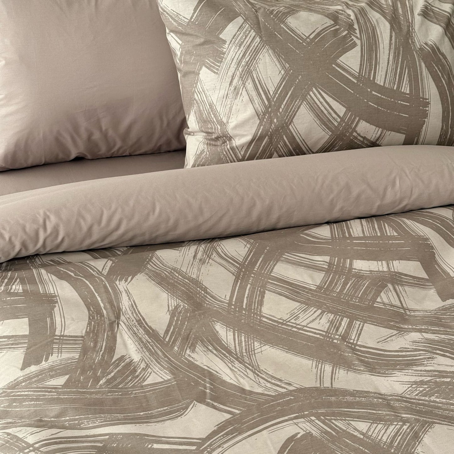 COMFYB 100% COTTON REVERSIBLE BED SET WAVES