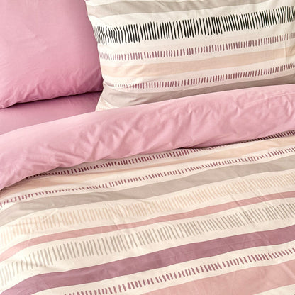 COMFYB 100% COTTON REVERSIBLE BED SET LINES