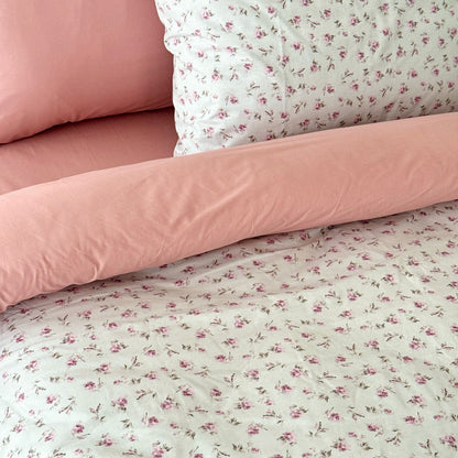 COMFYB 100% COTTON REVERSIBLE BED SET FLORAL