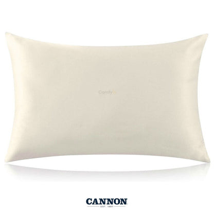 CANNON 100% NATURAL SILK PILLOWCASE 1-PIECE