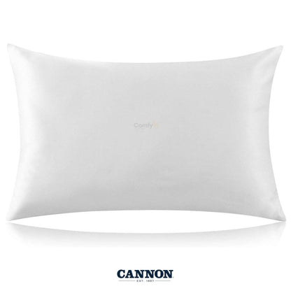 CANNON 100% NATURAL SILK PILLOWCASE 1-PIECE