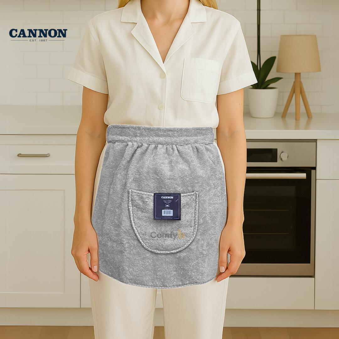 CANNON 100% COTTON HALF APRON TOWEL