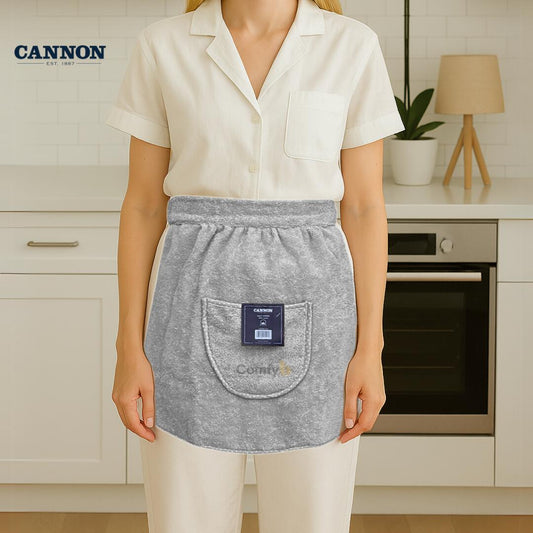 CANNON 100% COTTON HALF APRON TOWEL