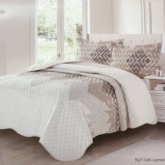 VALENTINE MICROFIBER BEDSPREAD BY CANNON TREIN