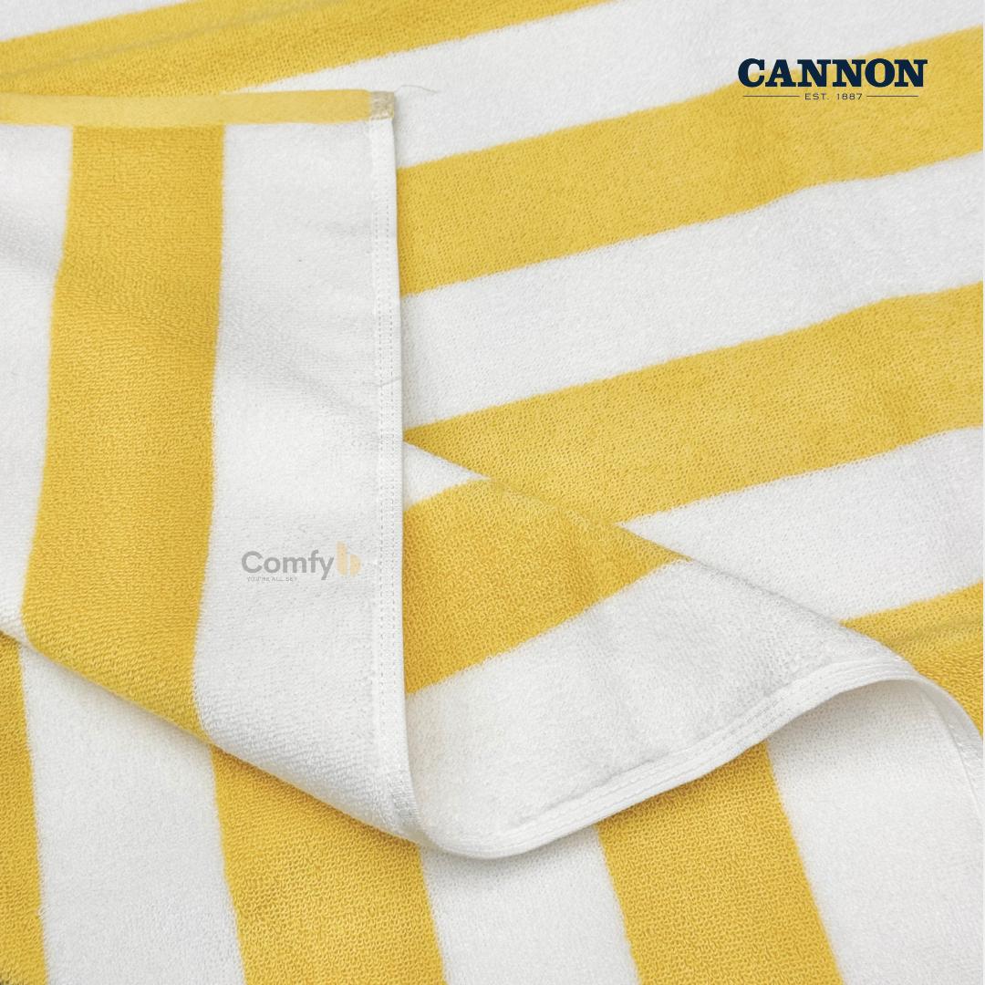 CANNON 100% COTTON STRIPED  BEACH TOWEL 80X160CM