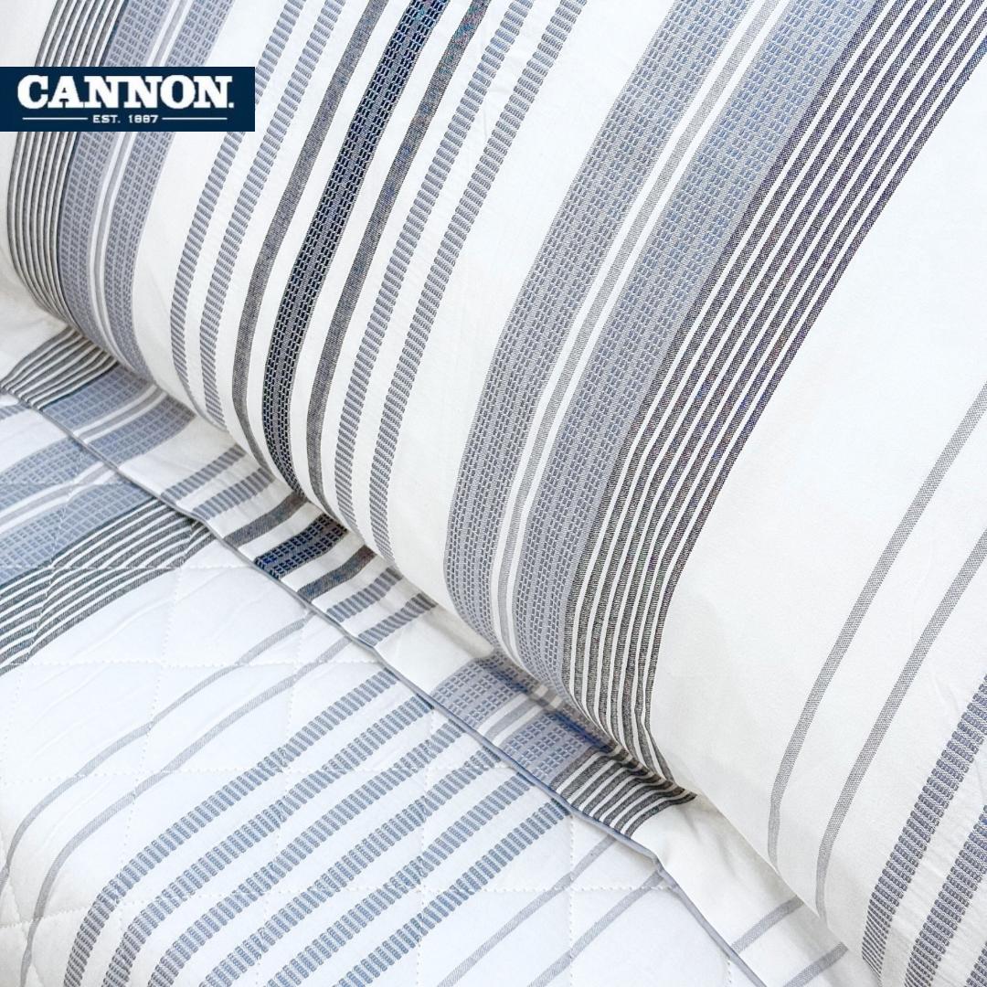 CANNON 100% COTTON PRINTED BEDSPREAD SET 3-PIECE SEIP