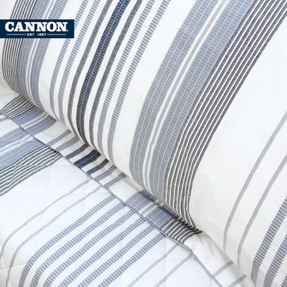 CANNON 100% COTTON PRINTED BEDSPREAD SET 3-PIECE SEIP