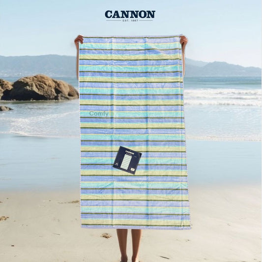 CANNON 100% COTTON BEACH TOWEL 93X173CM OLUI