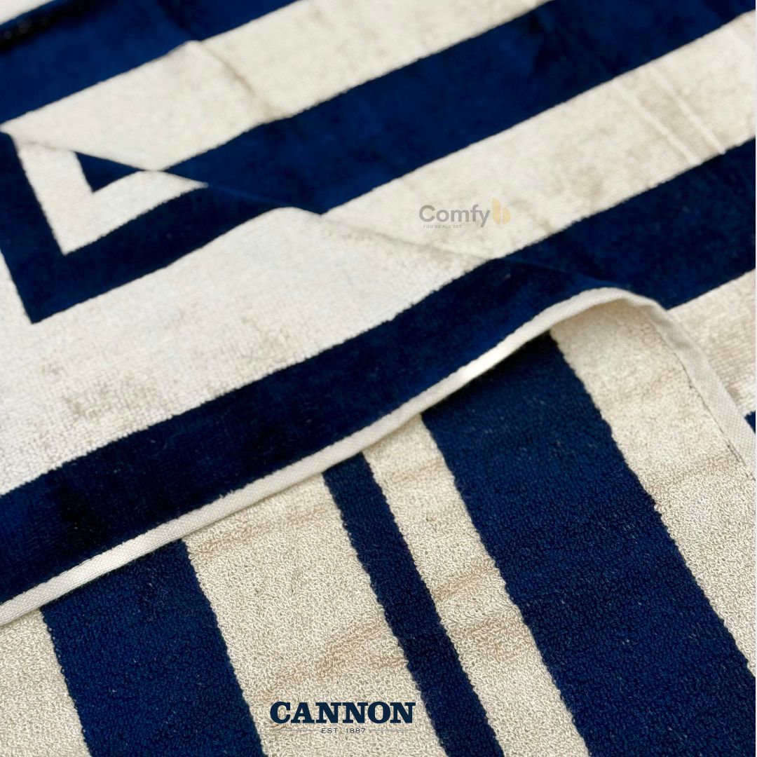 CANNON 100% COTTON BEACH TOWEL 93X173CM DHEB