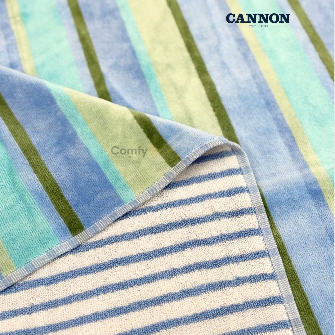 CANNON 100% COTTON BEACH TOWEL 93X173CM OLUI