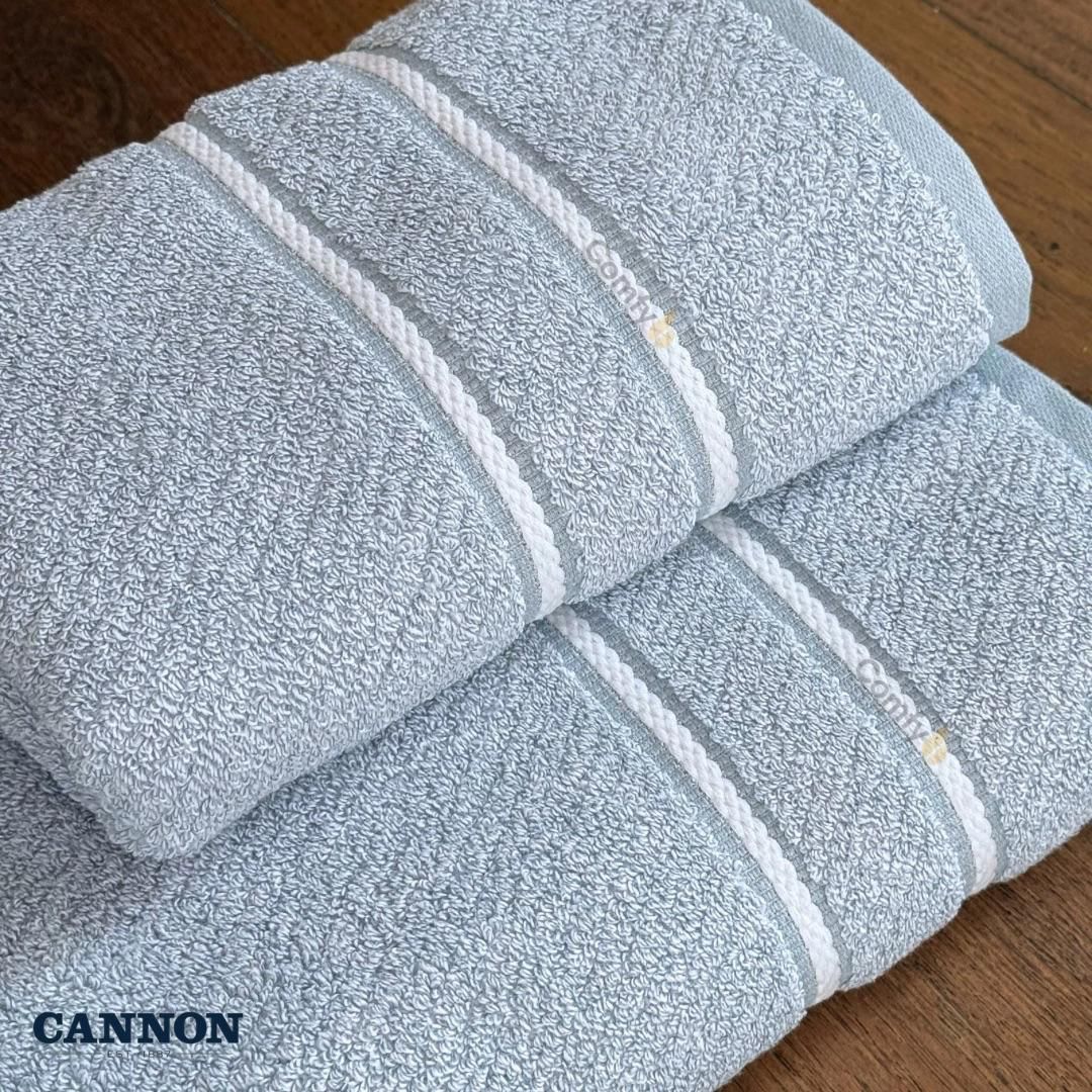 CANNON 100% COTTON TOWEL STRIPED