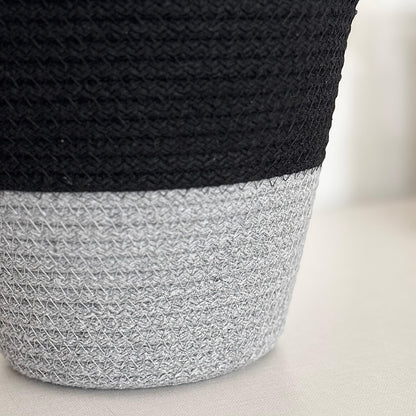 PND WOVEN ROUND BASKET SET 3-PIECE WITH HANDLE