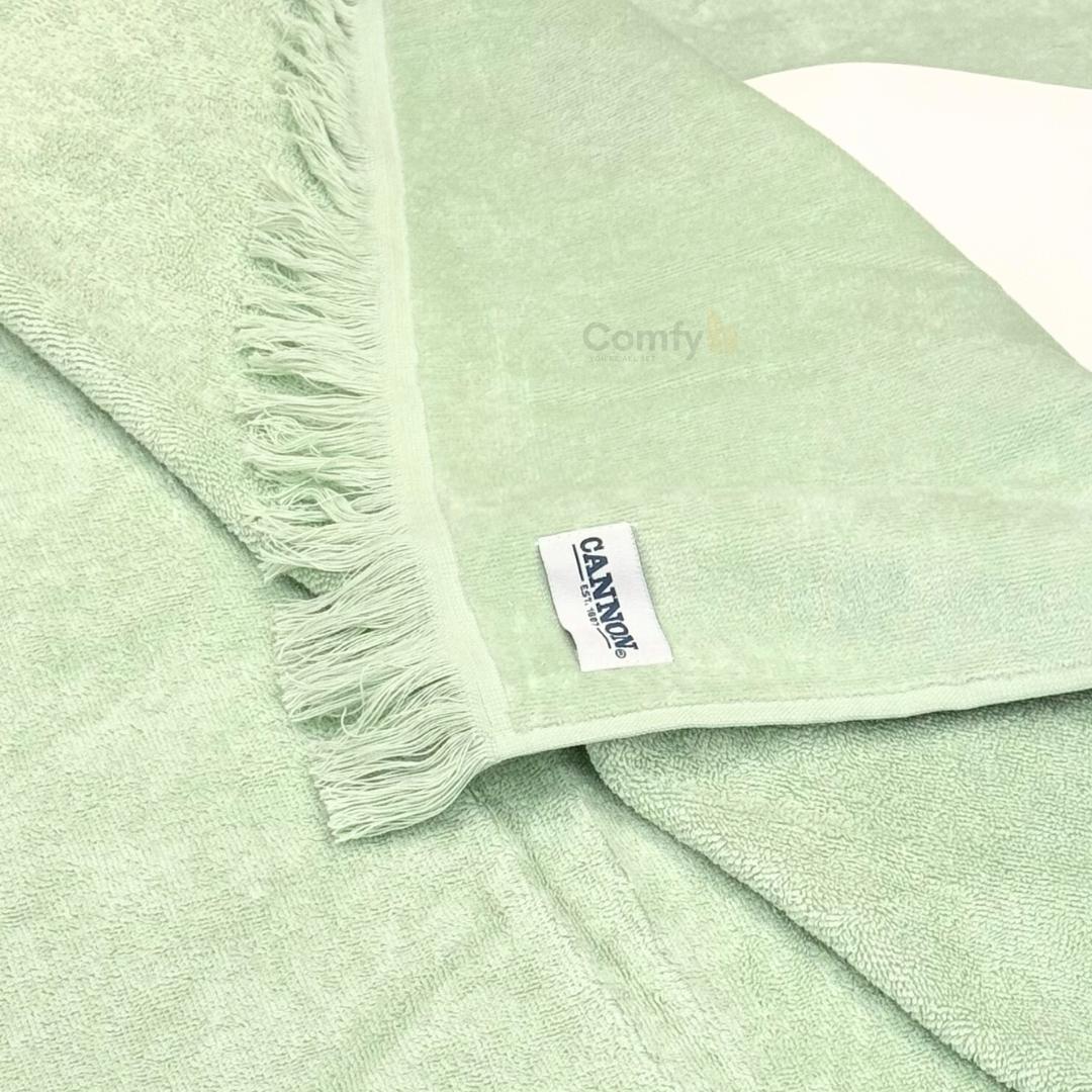 CANNON 100% COTTON SOLID BEACH TOWEL 90X160CM
