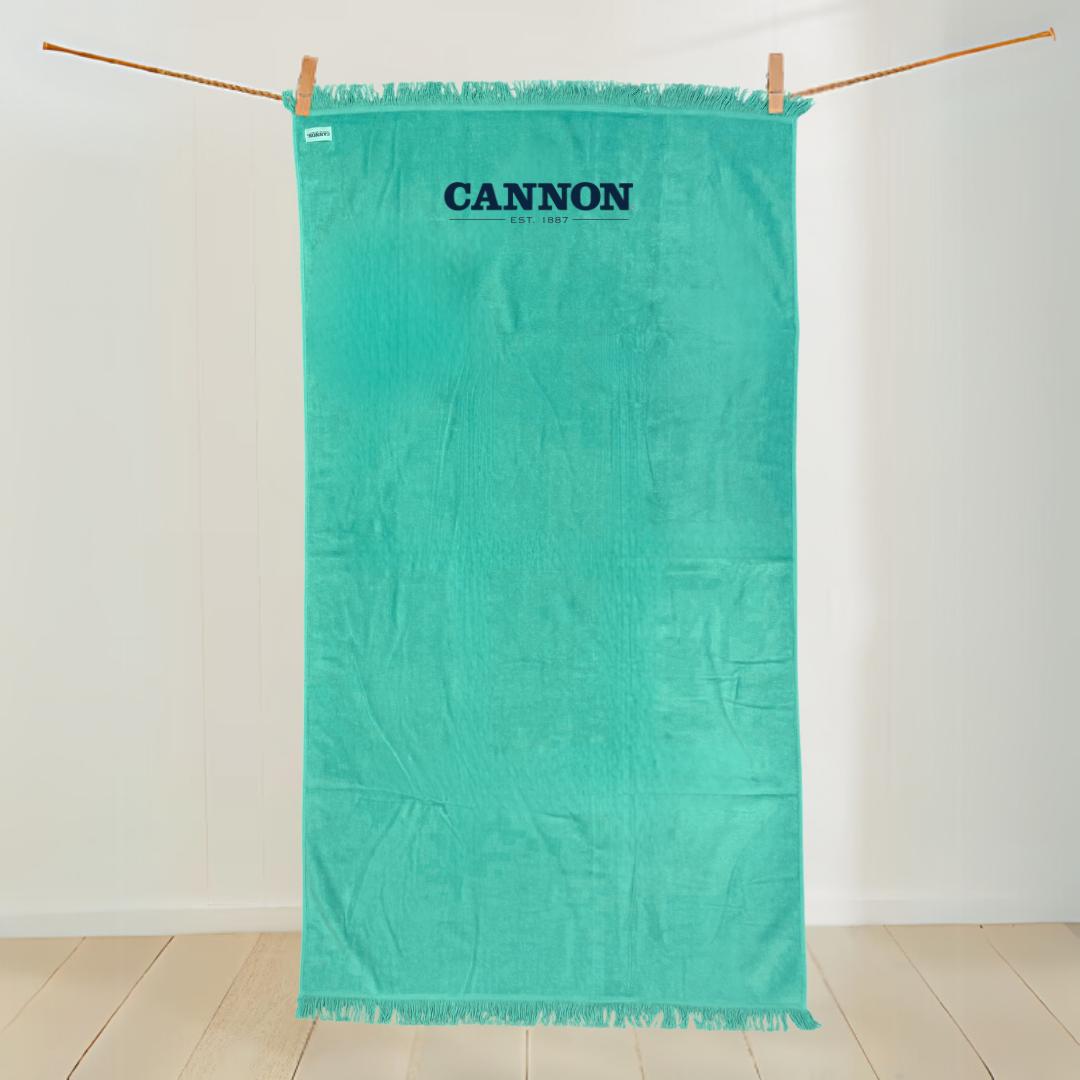CANNON 100% COTTON SOLID BEACH TOWEL 90X160CM