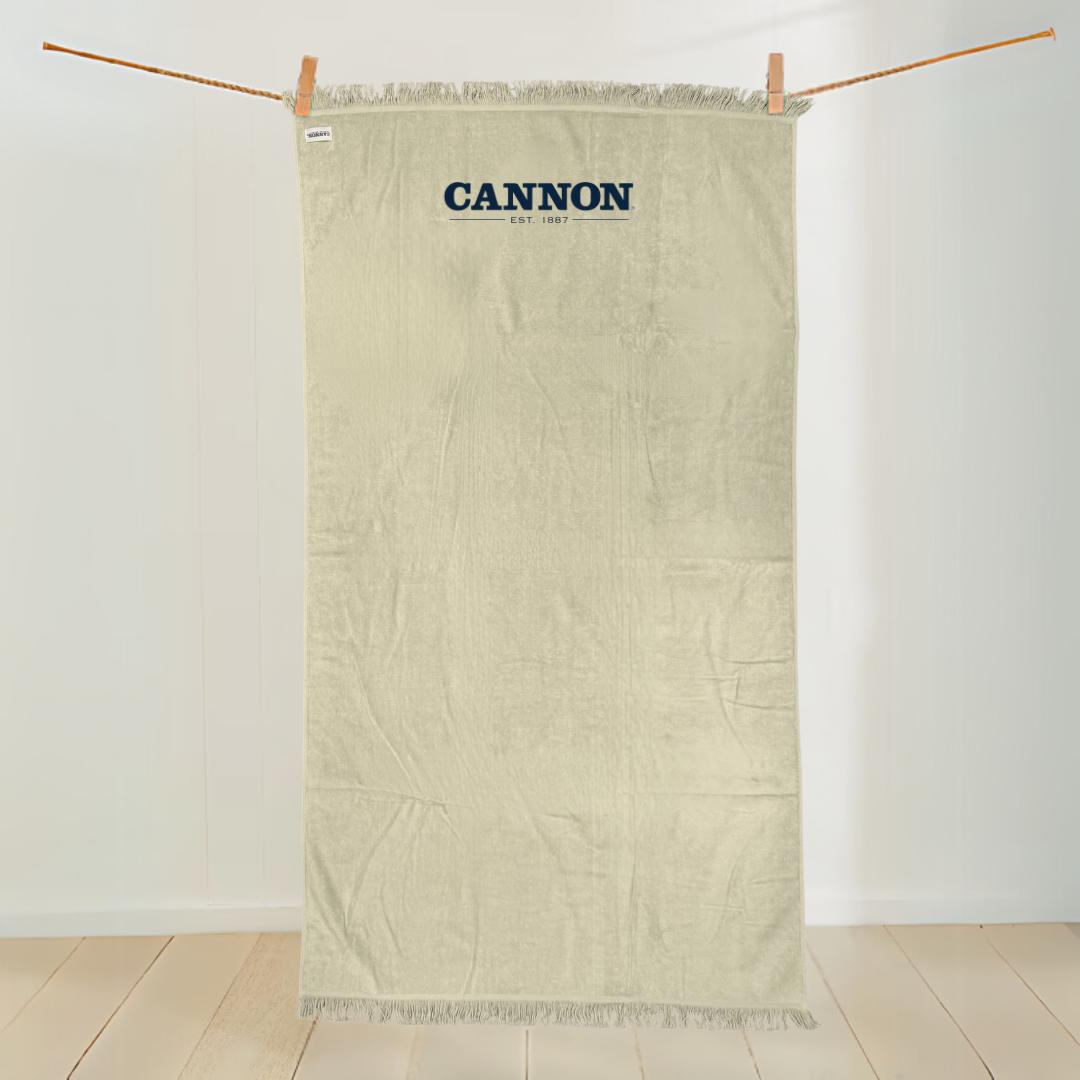 CANNON 100% COTTON SOLID BEACH TOWEL 90X160CM