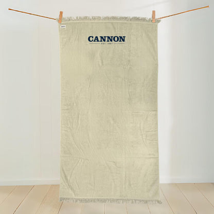 CANNON 100% COTTON SOLID BEACH TOWEL 90X160CM