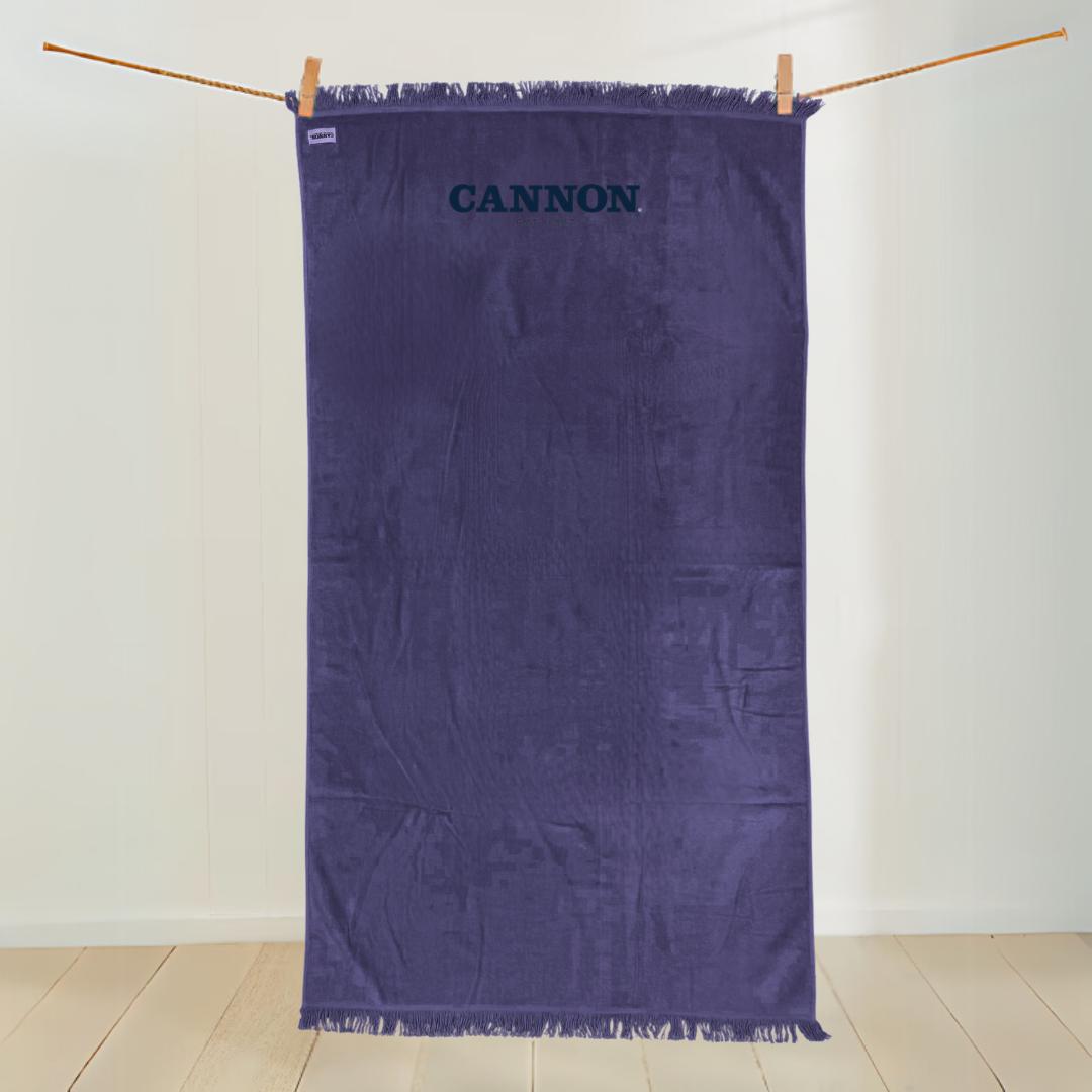 CANNON 100% COTTON SOLID BEACH TOWEL 90X160CM