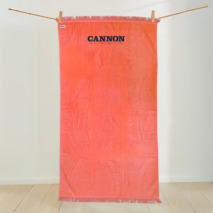 CANNON 100% COTTON SOLID BEACH TOWEL 90X160CM